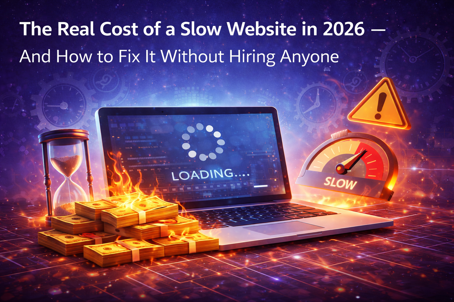 The Real Cost of a Slow Website in 2026 – And How to Fix It Without Hiring Anyone
